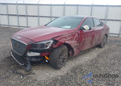2018 Genesis G80 3.3T Sport from USA, damaged, VIN KMHGN4JB4JU225812